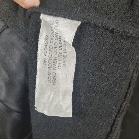 Burning Torch Cashmere Double Breasted Peacoat Sweater/Coat Size XS - Picture 9 of 12